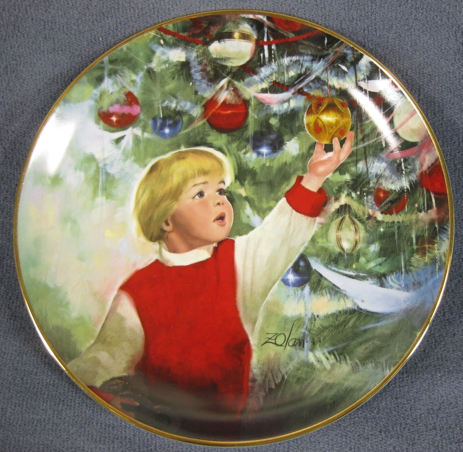 Erick\'s Delight Donald Zolan Wonders Of Youth Collectors Plate Pemberton & Oakes