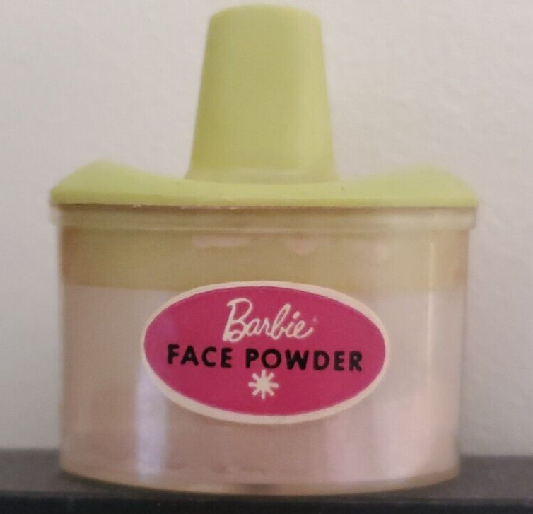 Rare Barbie Face Powder 1962 Make Believe Rouge & Powders for a date with Ken
