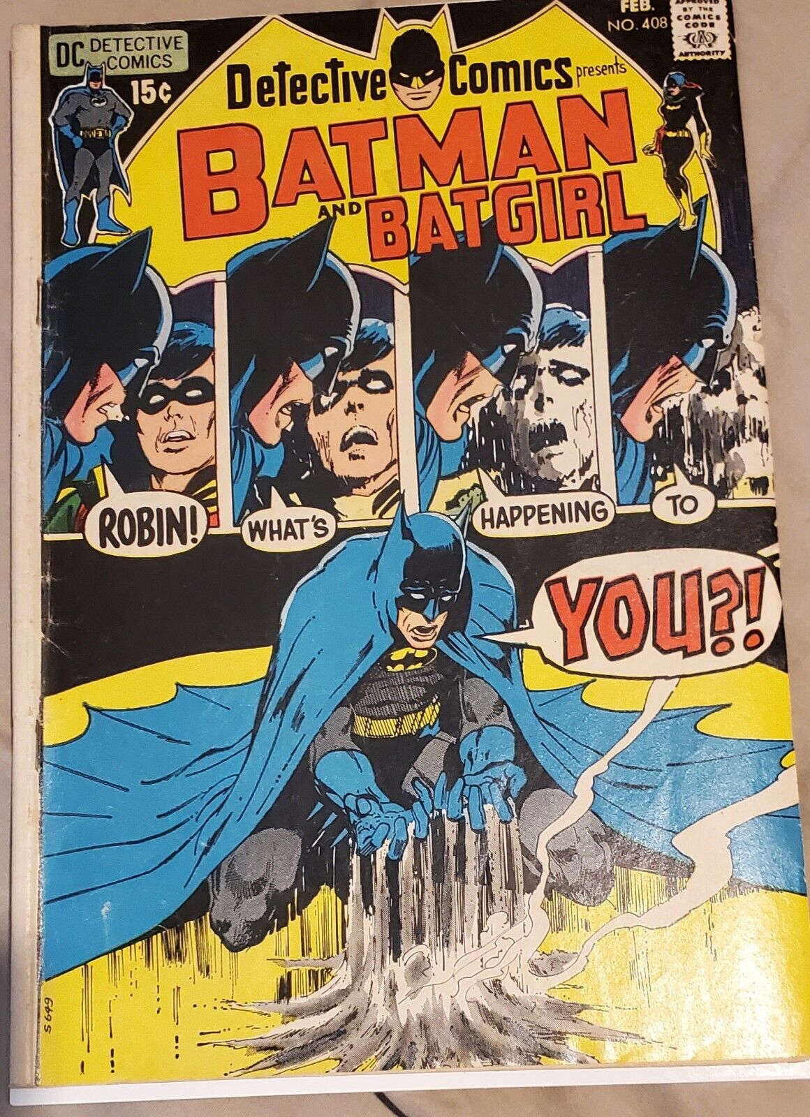 Batman and Batigrl #408 Feb 1971 Detective Comics