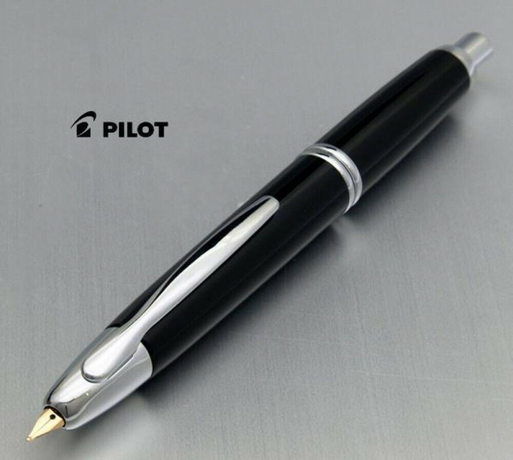 Pilot NAMIKI CAPLESS Fountain Pen Black Fine Nib FCN-1MR-B-F