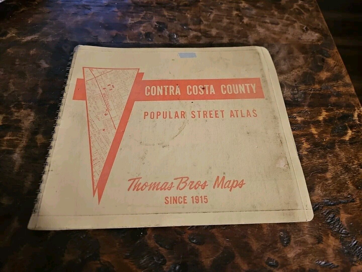 Contra Costa County Popular Street Atlas Thomas Bros Maps 1972