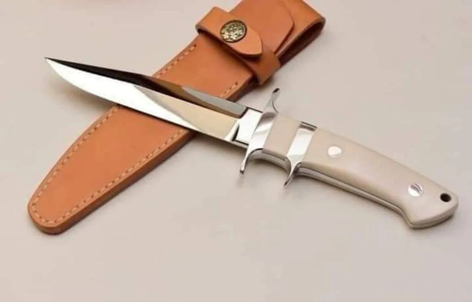 Custom Handmade Bob Loveless Style Sub Hilt  D2 Steel Hunting Knife