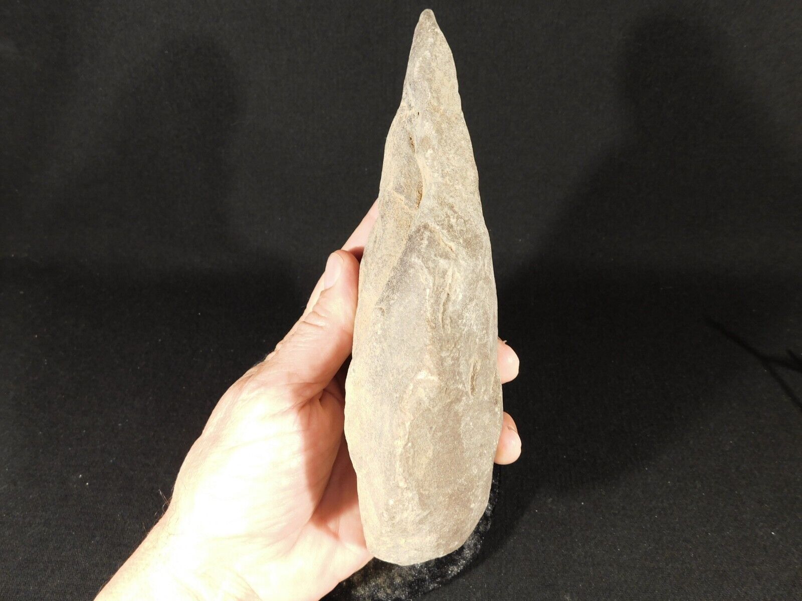 HUGE One Million Year Old Early Stone Age ACHEULEAN HandAxe Mali 1101gr