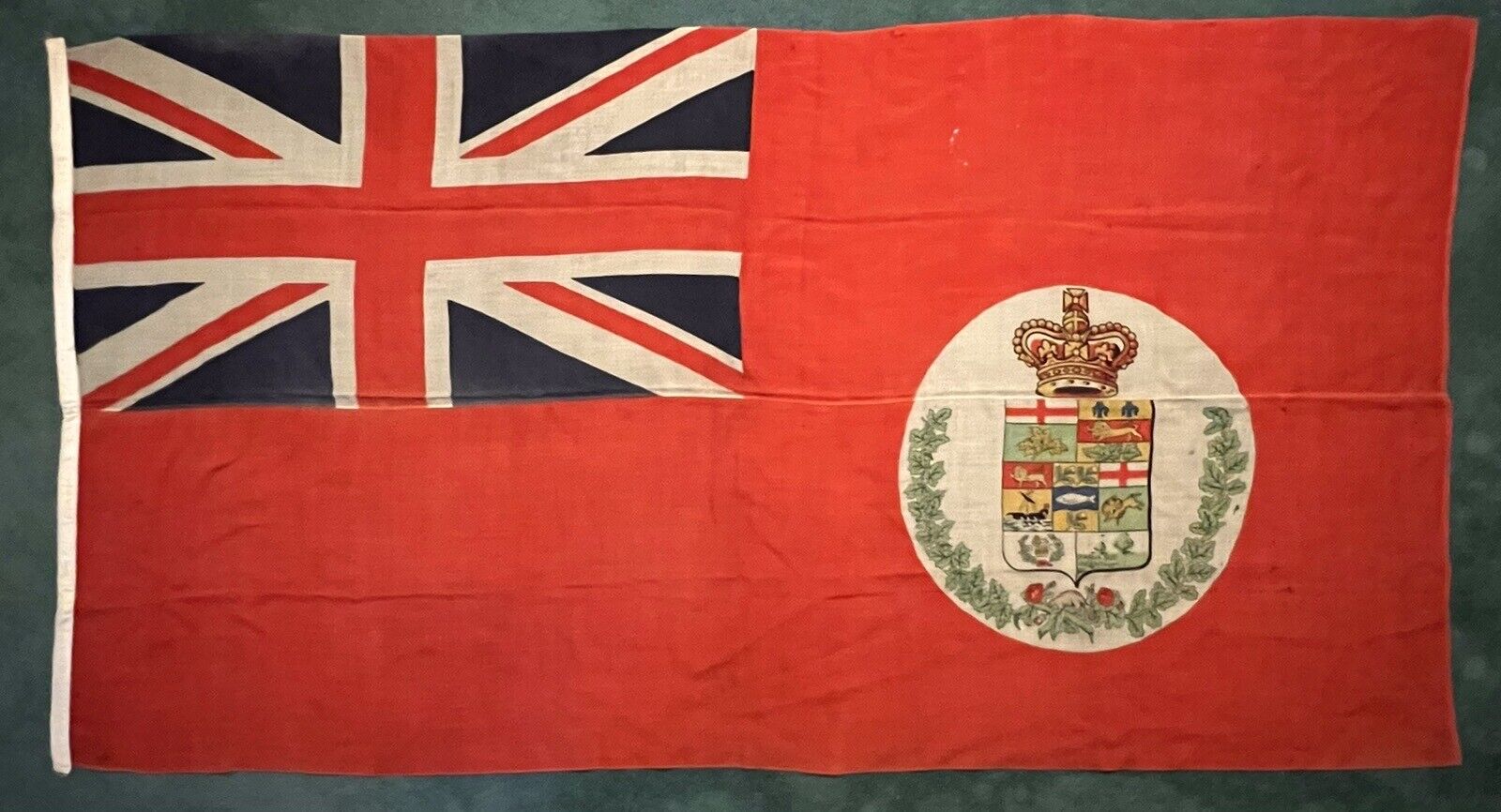 Pre WWI  WW1 1870 UK Canadian Ensign 1870 1873-1893 7 Provence Red Ensign Flag