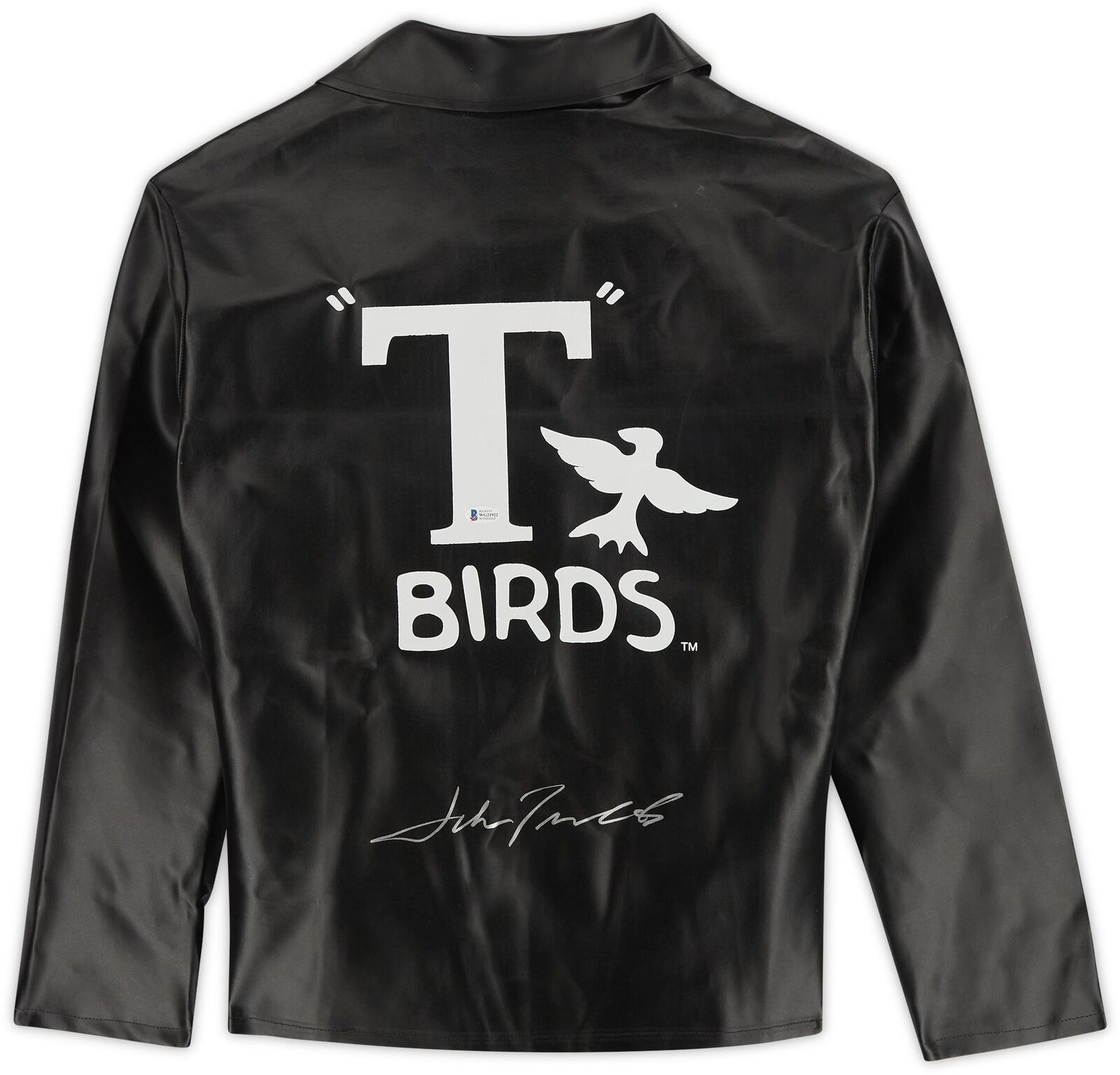 John Travolta Grease Autographed T Birds Leather Jacket