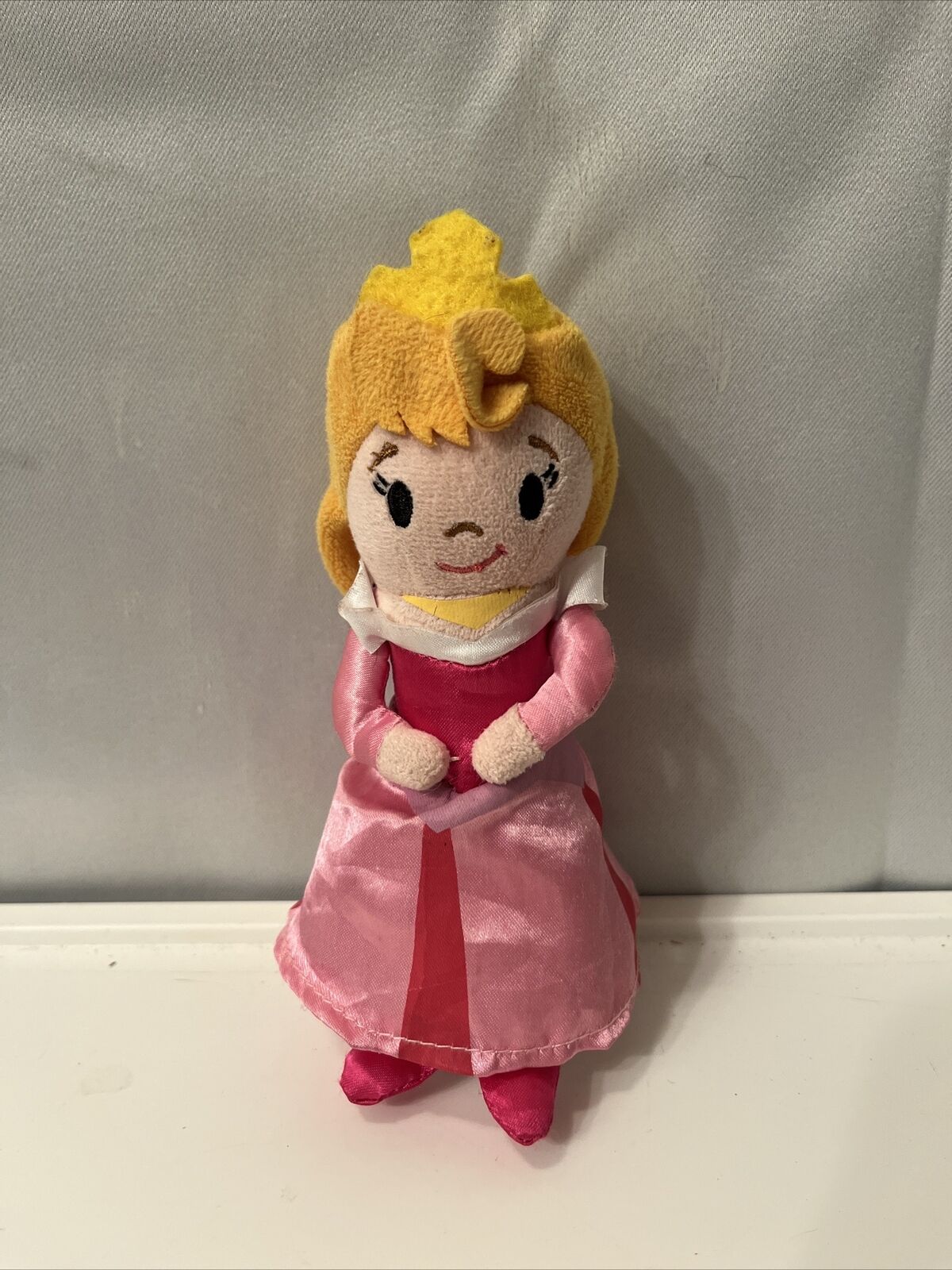 Just Play Disney Princess Aurora Sleeping Beauty Stylized 6in Bean Plush Doll