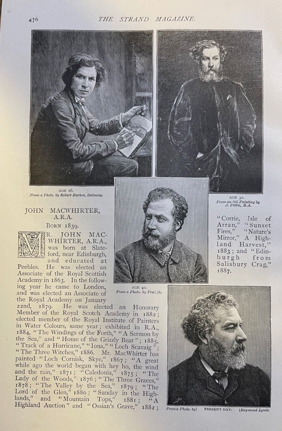 1893 English Artist John McWhirter