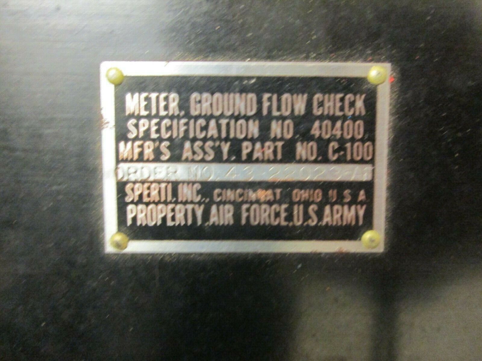 Unissued WW2 USAAF/USGI (Oxygen) Ground Flow Check Meter Complete in Case