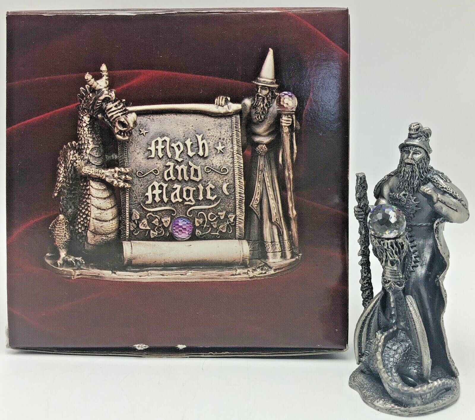 Myth and Magic Tudor Mint Pewter Fantasy Figurine The Dragon Spell 3045