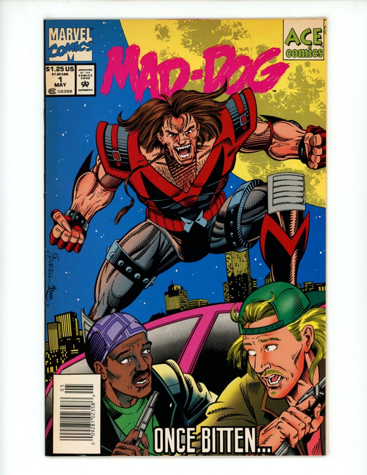 Mad-Dog #1 Comic Book 1993 FN/VF Newsstand Marvel Comics
