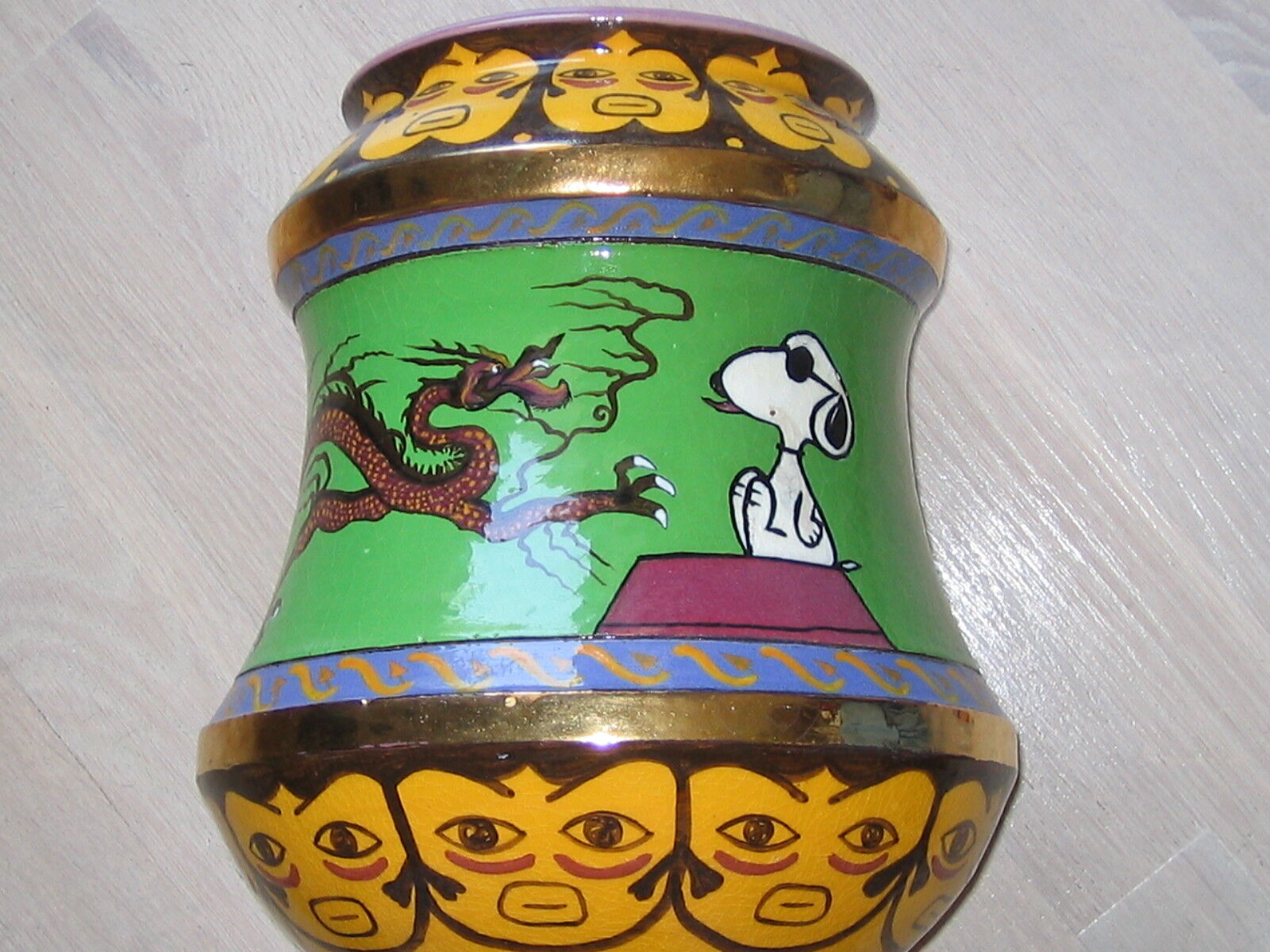 vase( snoopy one of a kind)