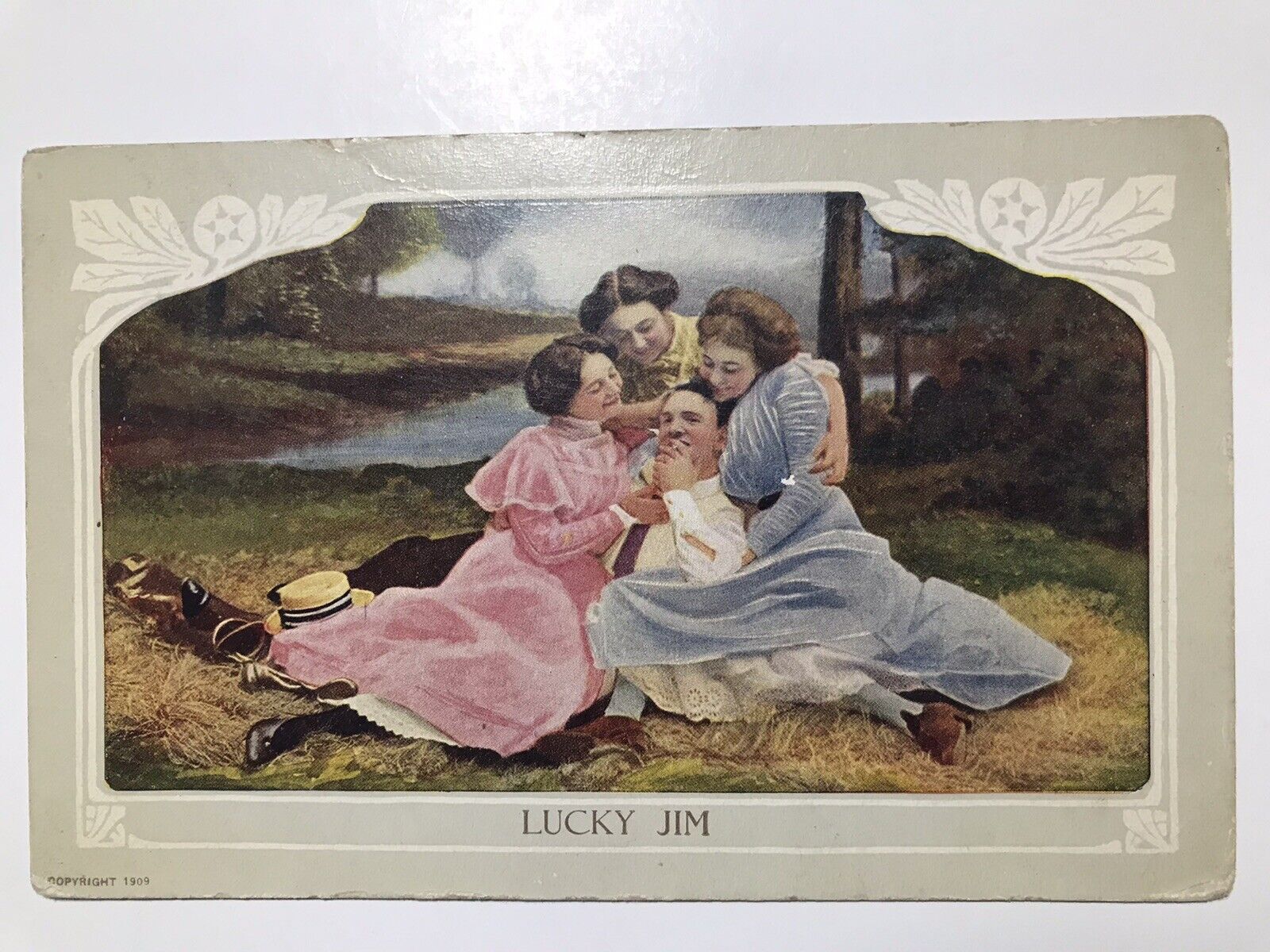 Vintage 1911 Lucky Jim Divided Back Postcard