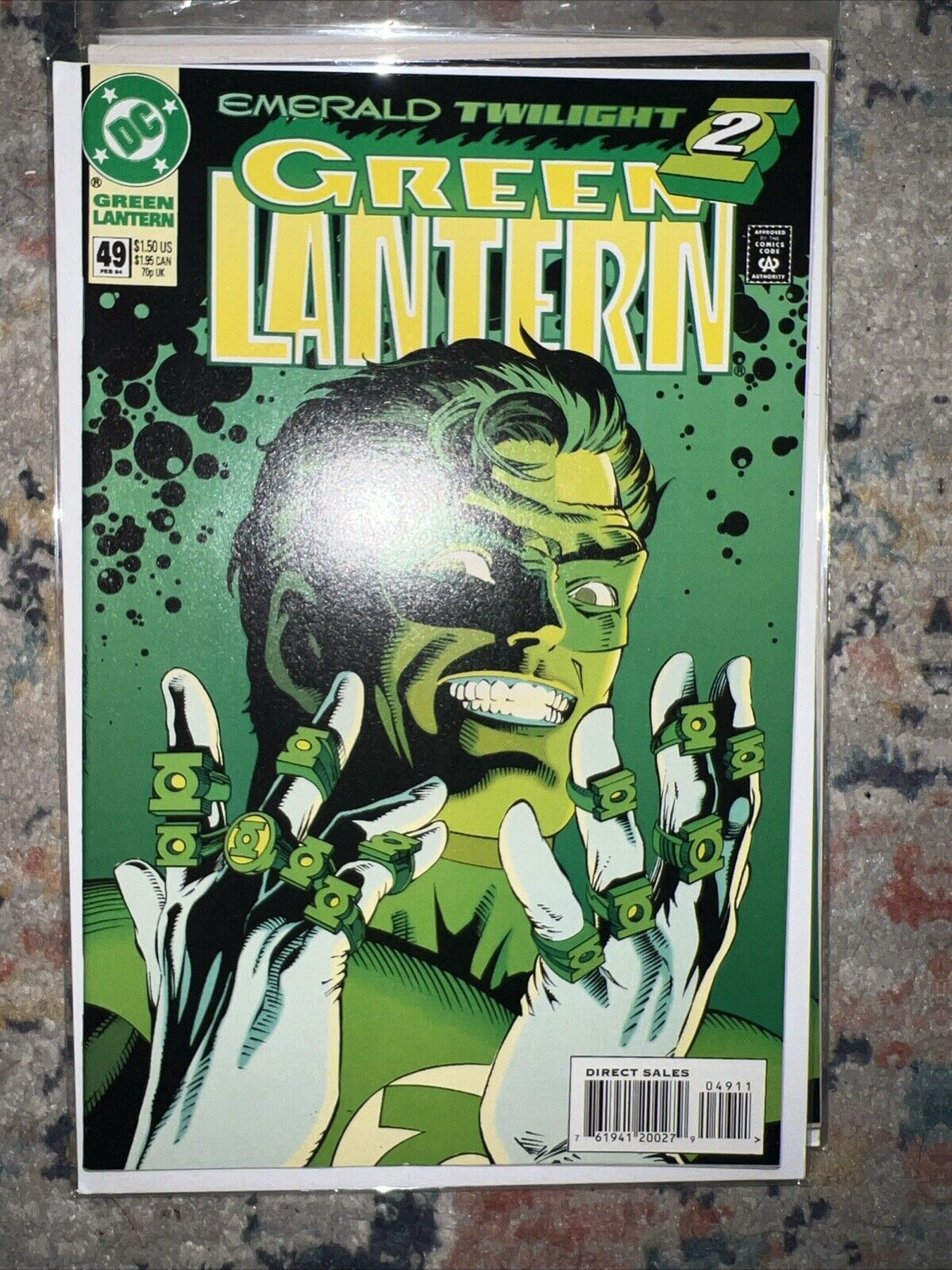 Green Lantern #49 NM DC Comics 1994 2nd Appearance Kyle Rayner