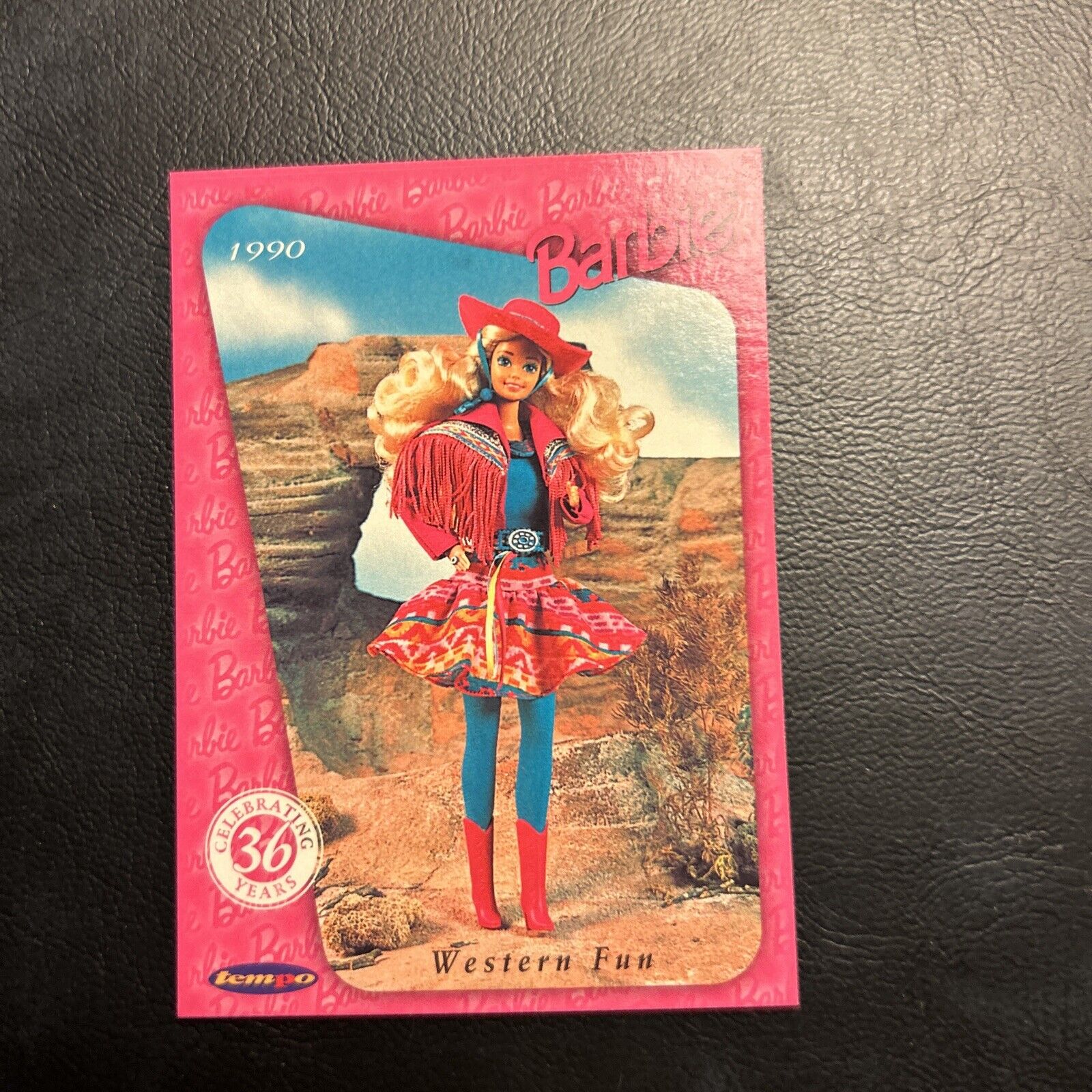 Jb9c Barbie Doll Celebrating 36 Years #62 Western Fun, 1990