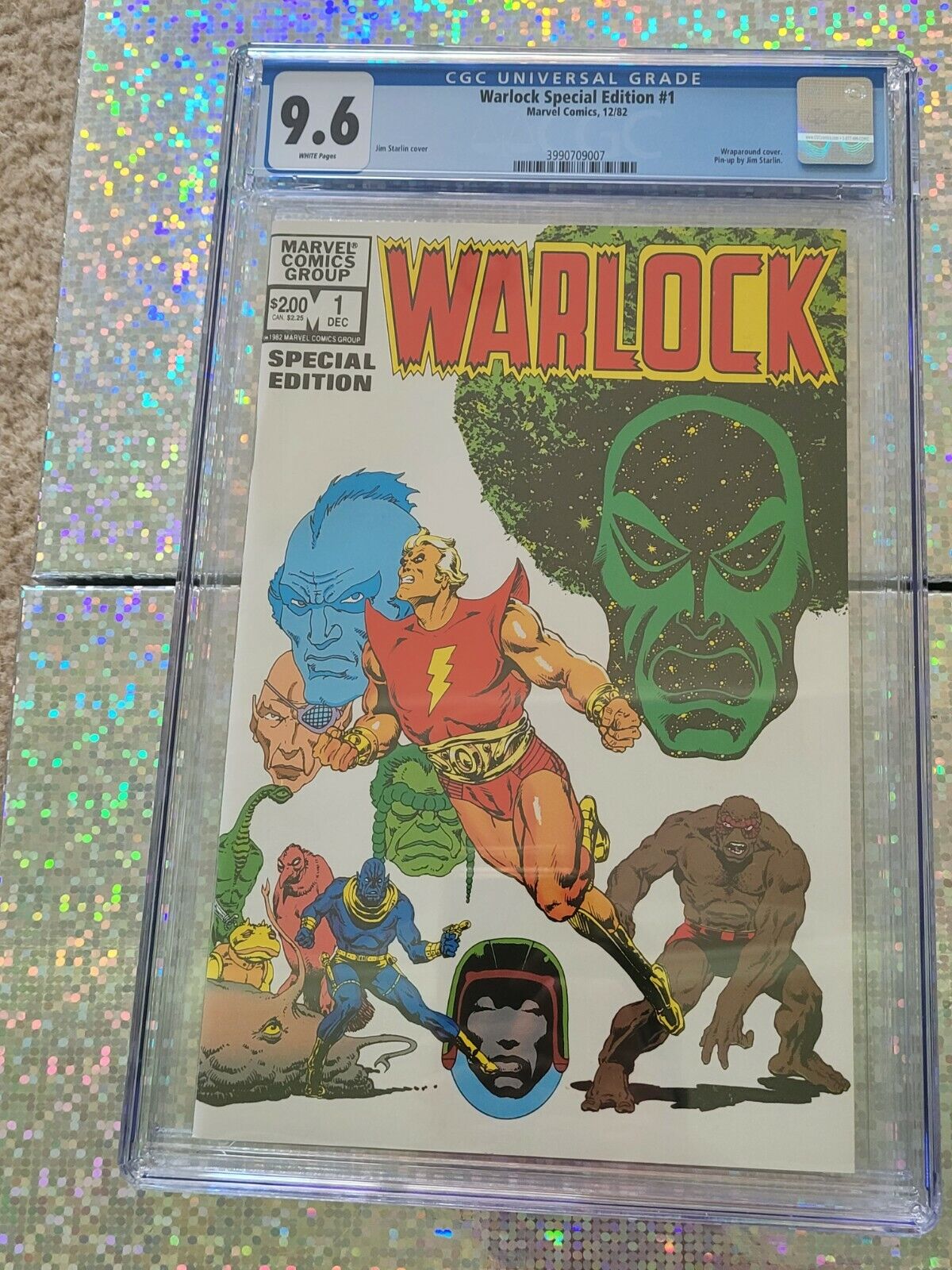 Warlock Special Edition #1 CGC 9.6 WP - 1982 Marvel Jim Starlin pristine case