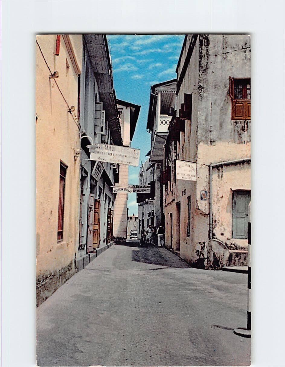 Postcard Main Street, Zanzibar, Tanzania