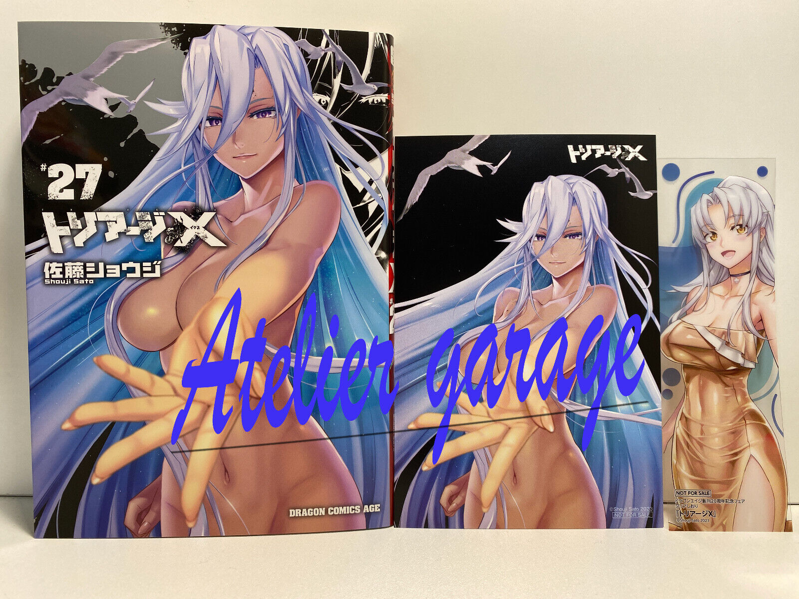 Triage X Vol.27+Clear Bookmark+illustration Card Set Japanese Manga Shouji Sato