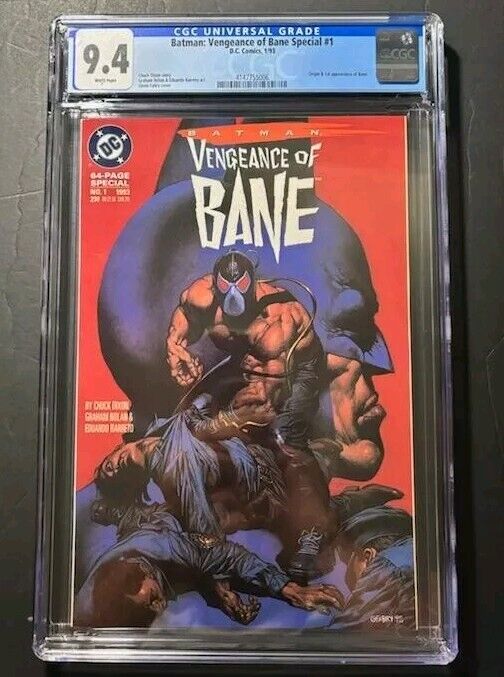 Vengeance Of Bane #1, CGC 9.4, 1st Appearance Of Bane, 1st Print