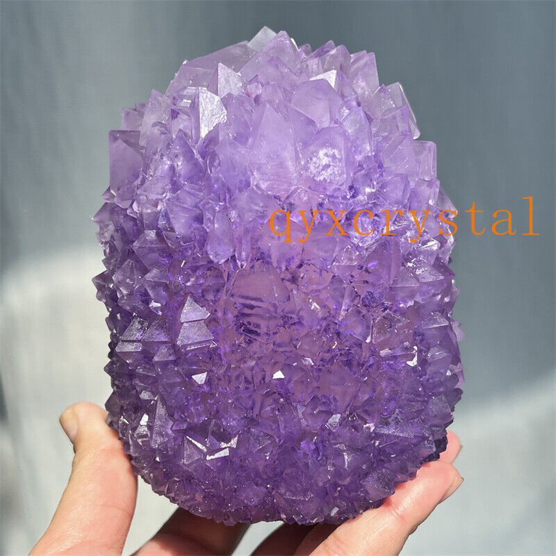 2.2-2.4LB Lavender Alunite Quartz Crystal Mineral Specimen Point Healing Care 1X