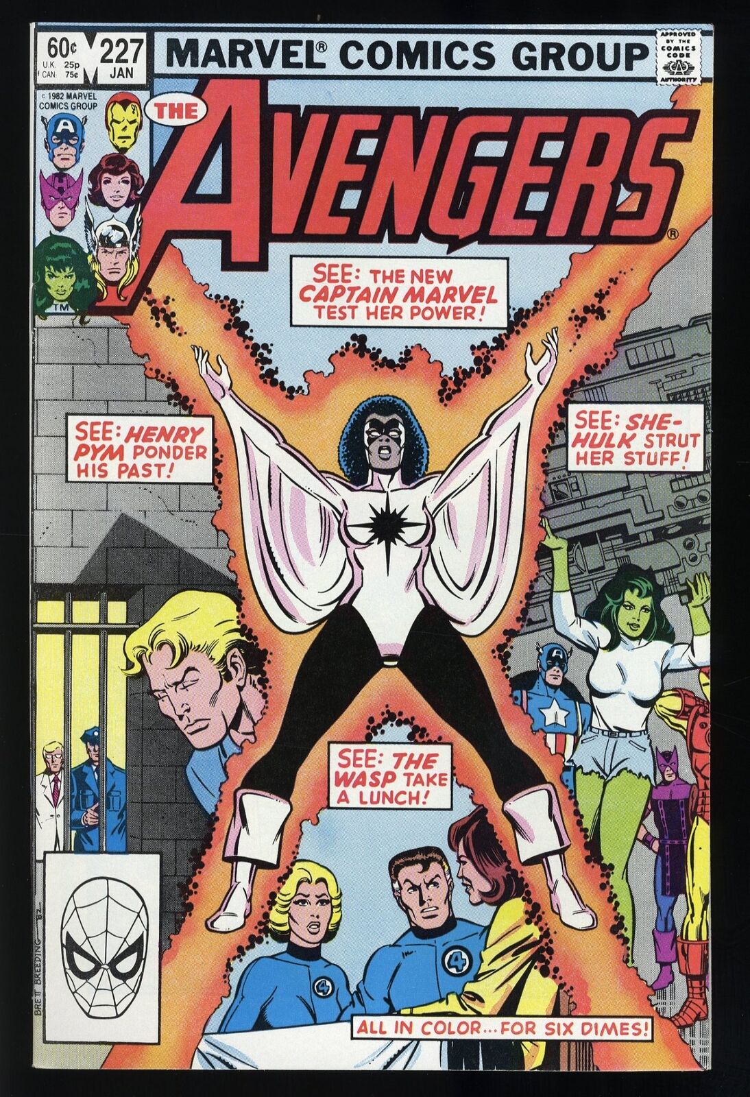 Avengers #227 NM+ 9.6 Monica Rambeau joins Marvel 1983