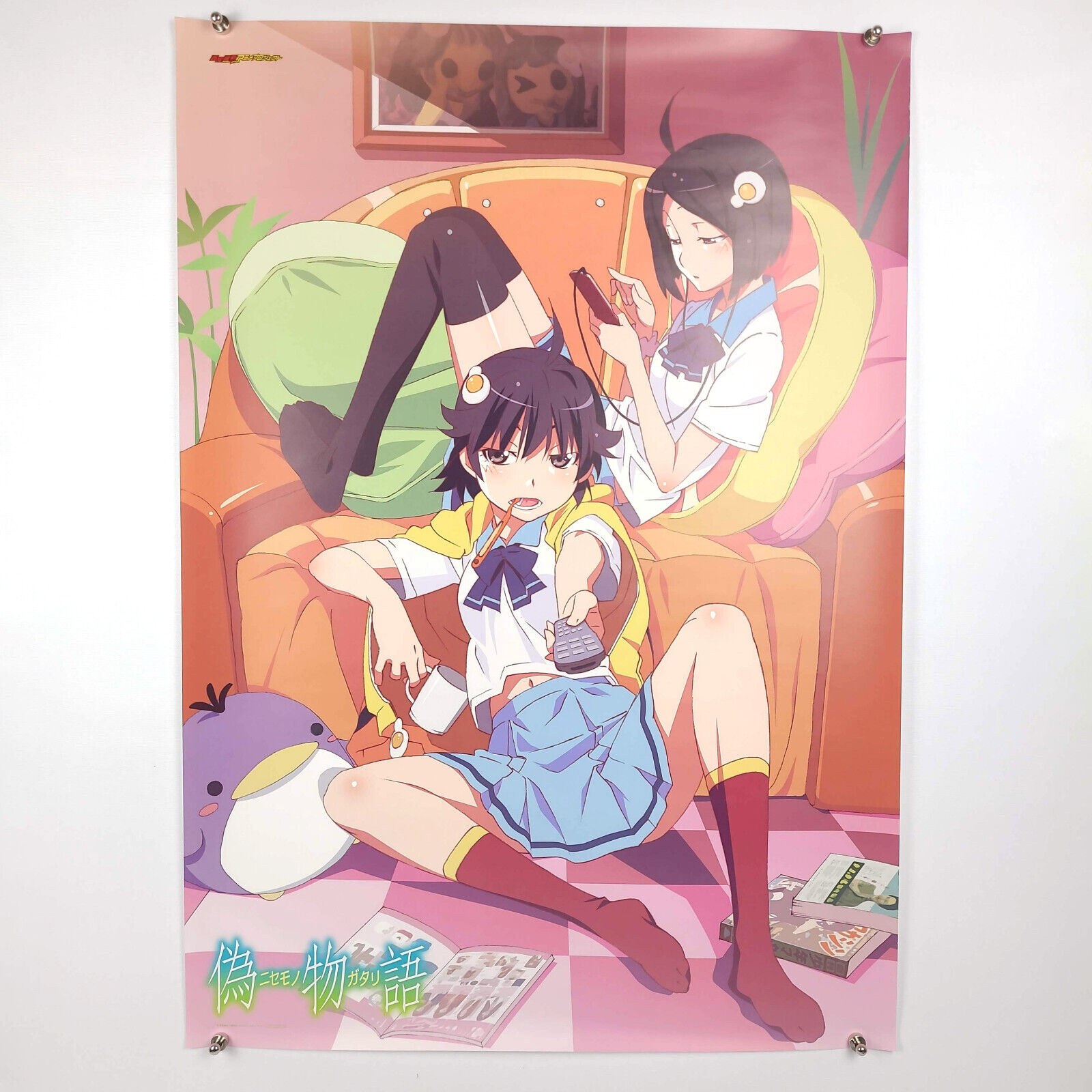 Bakemonogatari Tsukihi Karen Araragi Monogatari B2 Anime Poster Promo- US Seller