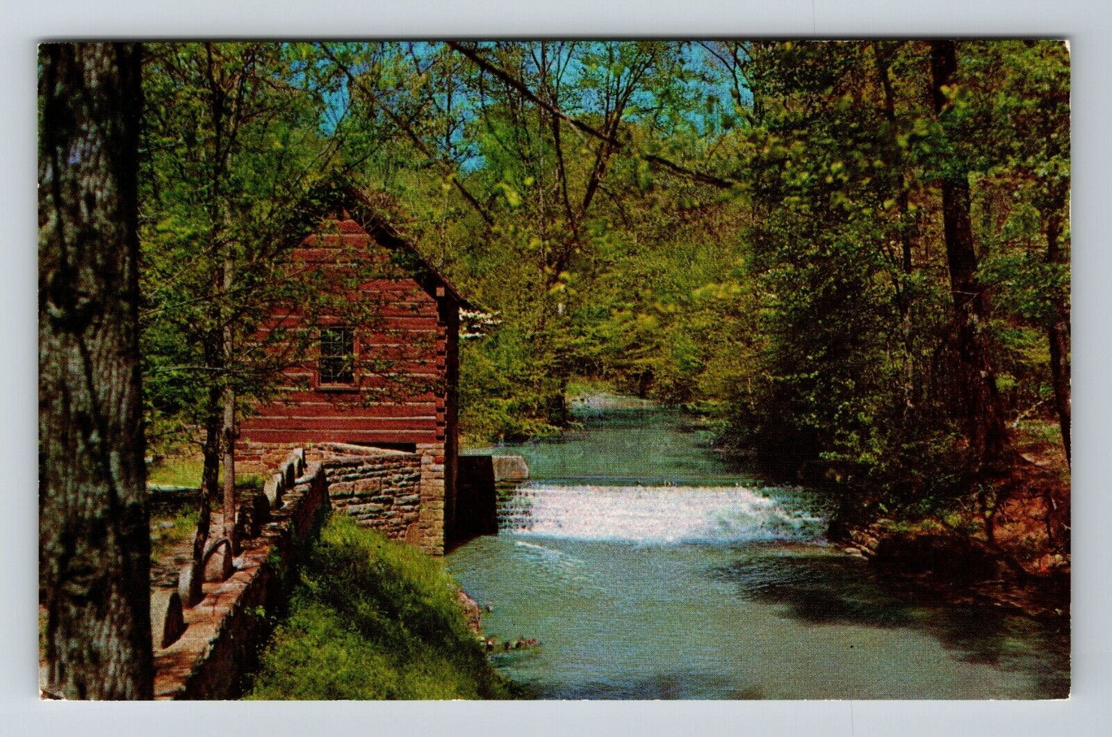 London KY-Kentucky, McHargue Mill On Little Laurel River, Vintage Postcard