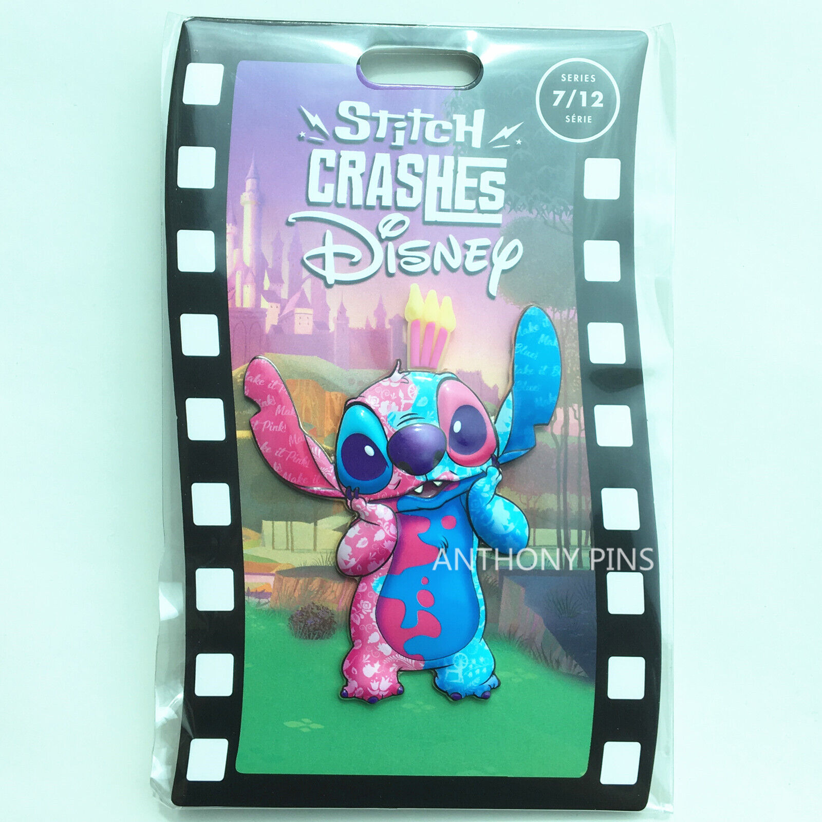 Disney Pin Store Pin 2021 Stitch Crashes Aurora Sleeping Beauty July New Limited