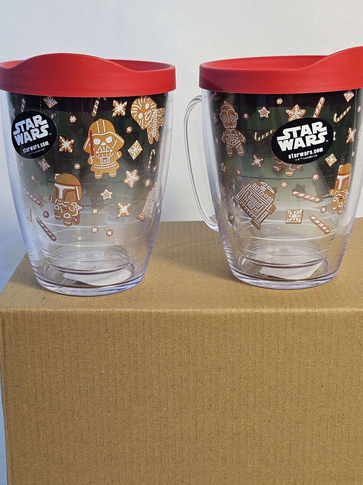 Tervis Star Wars \'Holiday Wookies \'Doubled Walled Insulated Travel Tumbler 16oz.