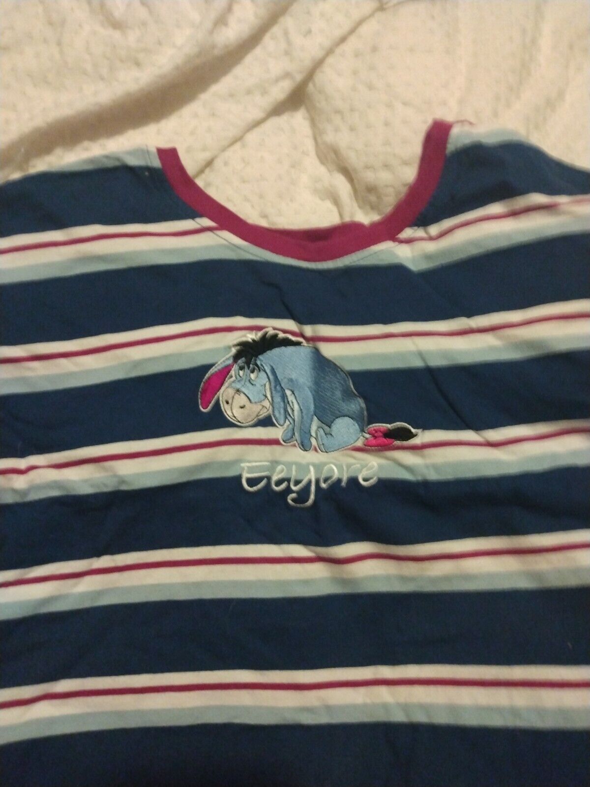 Disney's Our Universe,Size 2x, Eeyore Striped Shirt