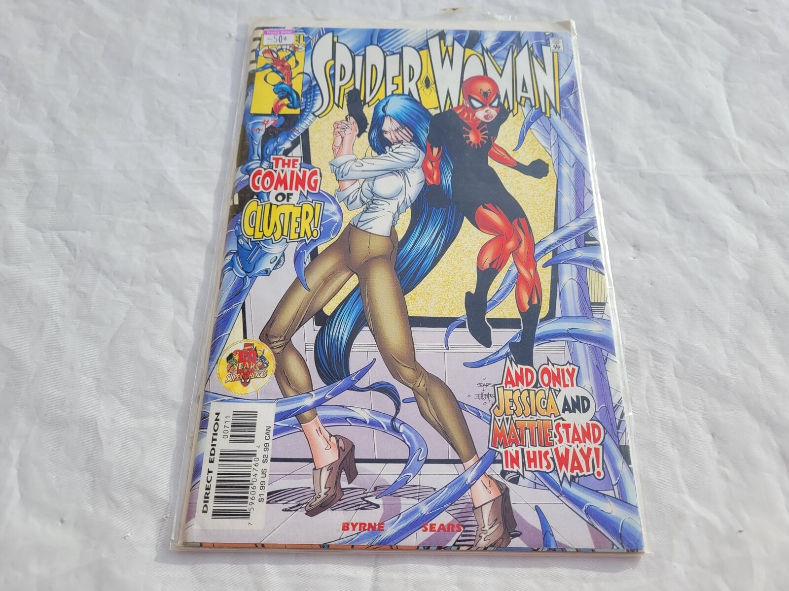 Marvel Comics Spider Woman The Coming of Cluster Comic Book No 7  Hard to Find