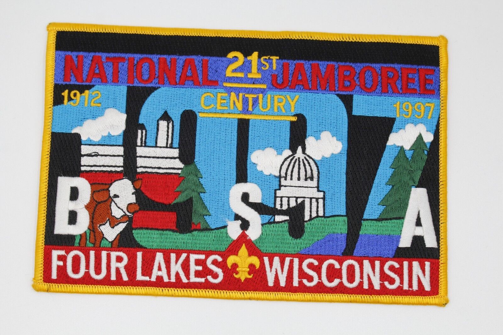 1997 National Jamboree Jacket Patch 7-1/4\