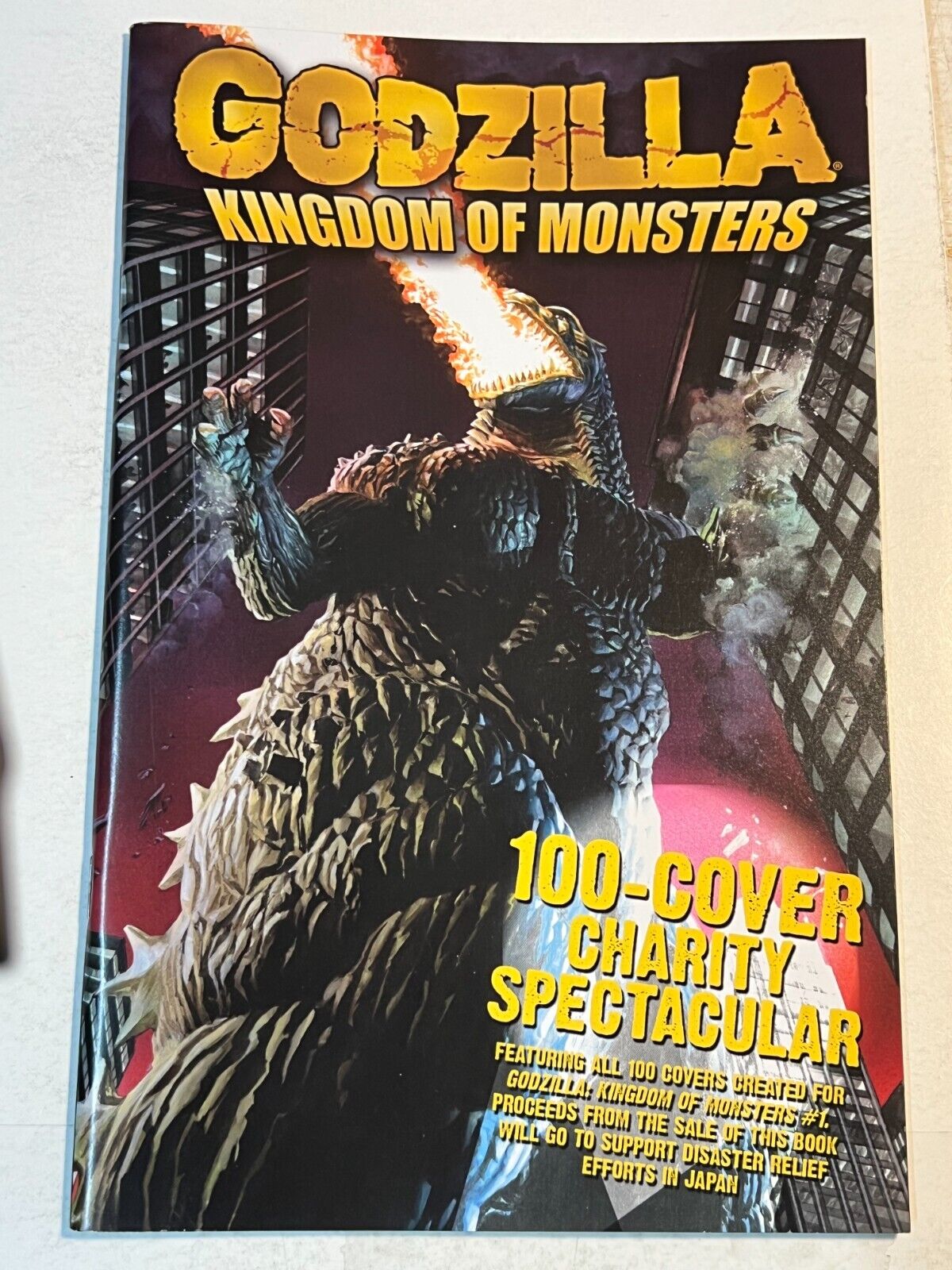 GODZILLA KINGDOM OF MONSTERS 100-Cover Charity Spectacular | Alex Ross