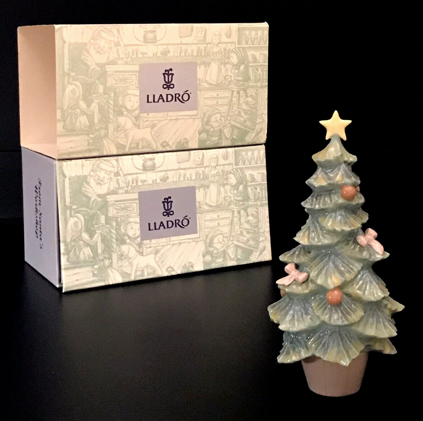 LLADRO CHRISTMAS TREE #6261 - ORIGINAL BOX w/ SLEEVE - MINT