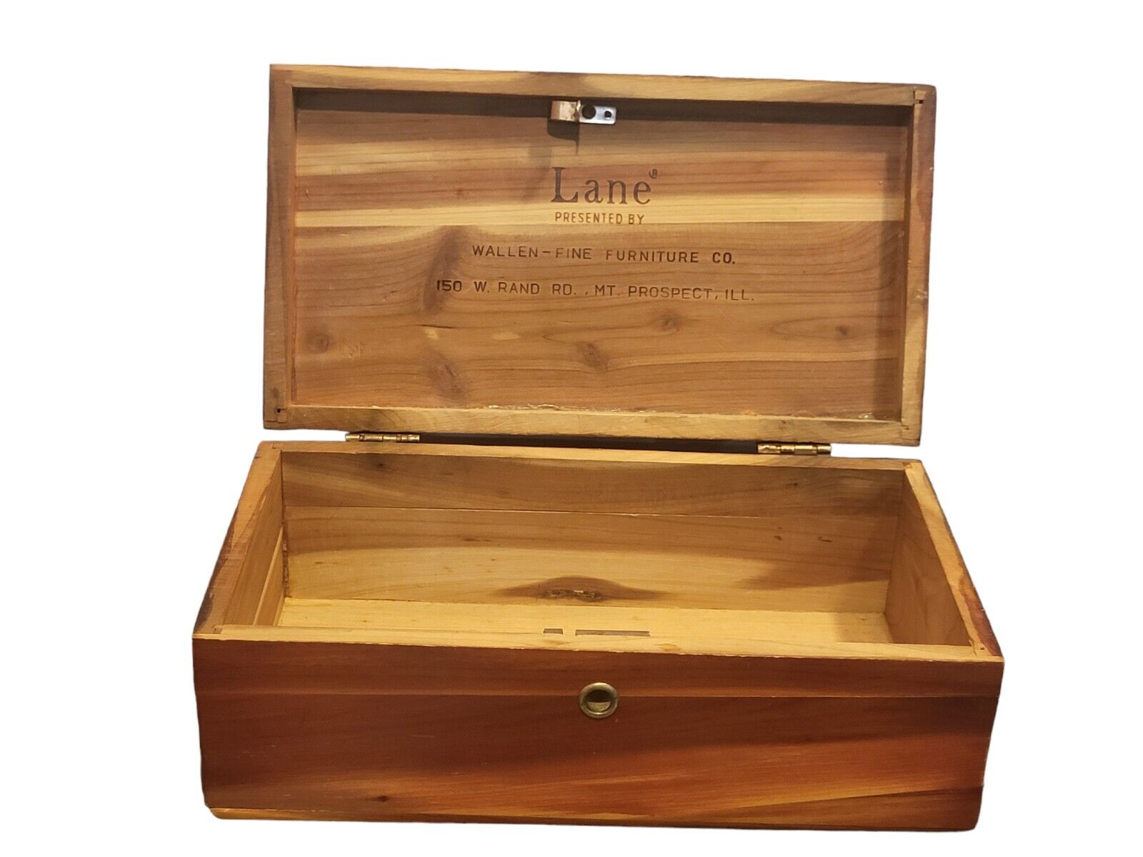 Vintage Lane Cedar Mini Chest Jewelry Box Presented By Wallen Fine Furniture