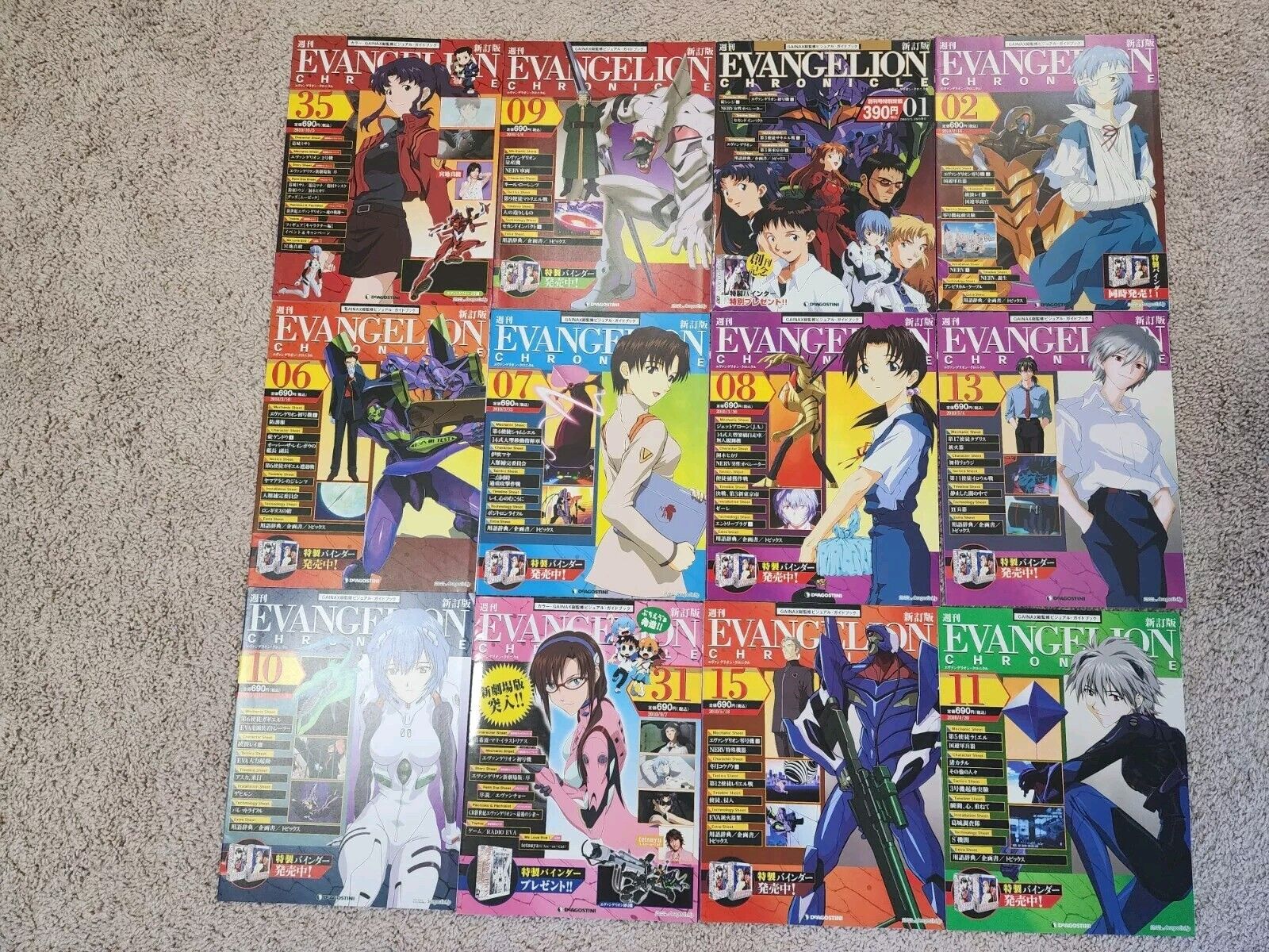 Neon Genesis Evangelion Chronicle Magazine Lot