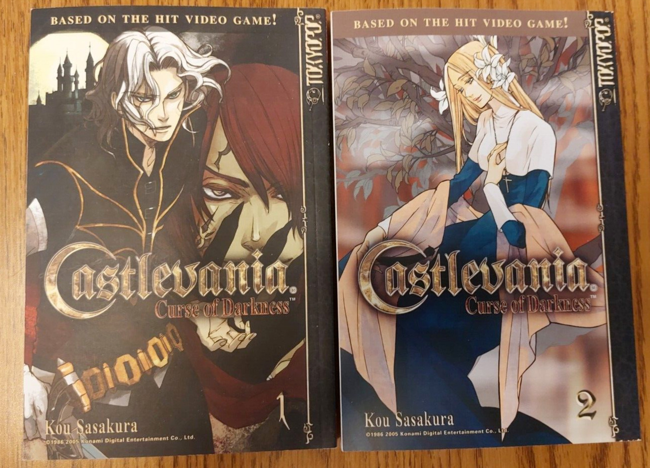 Castlevania: Curse Of Darkness Vol 1 & 2 Manga Fantasy English Tokyopop