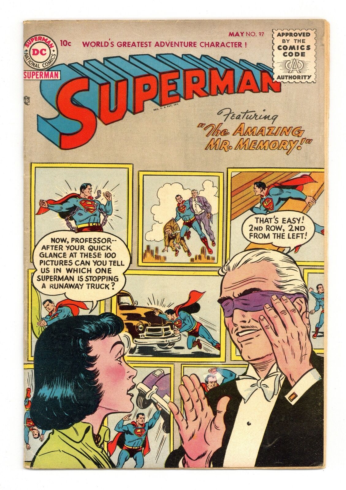 Superman #97 GD+ 2.5 1955