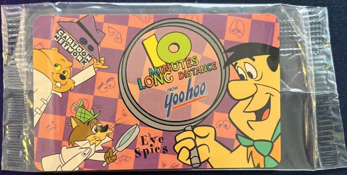 Yoo-Hoo & Cartoon Network 10 Minutes Long Distance Calling Card - Flintstones