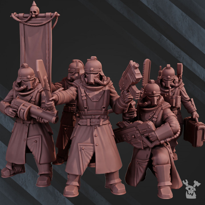 2nd Death Division Grenadier Assembly Kit | Grim Dark Fantasy