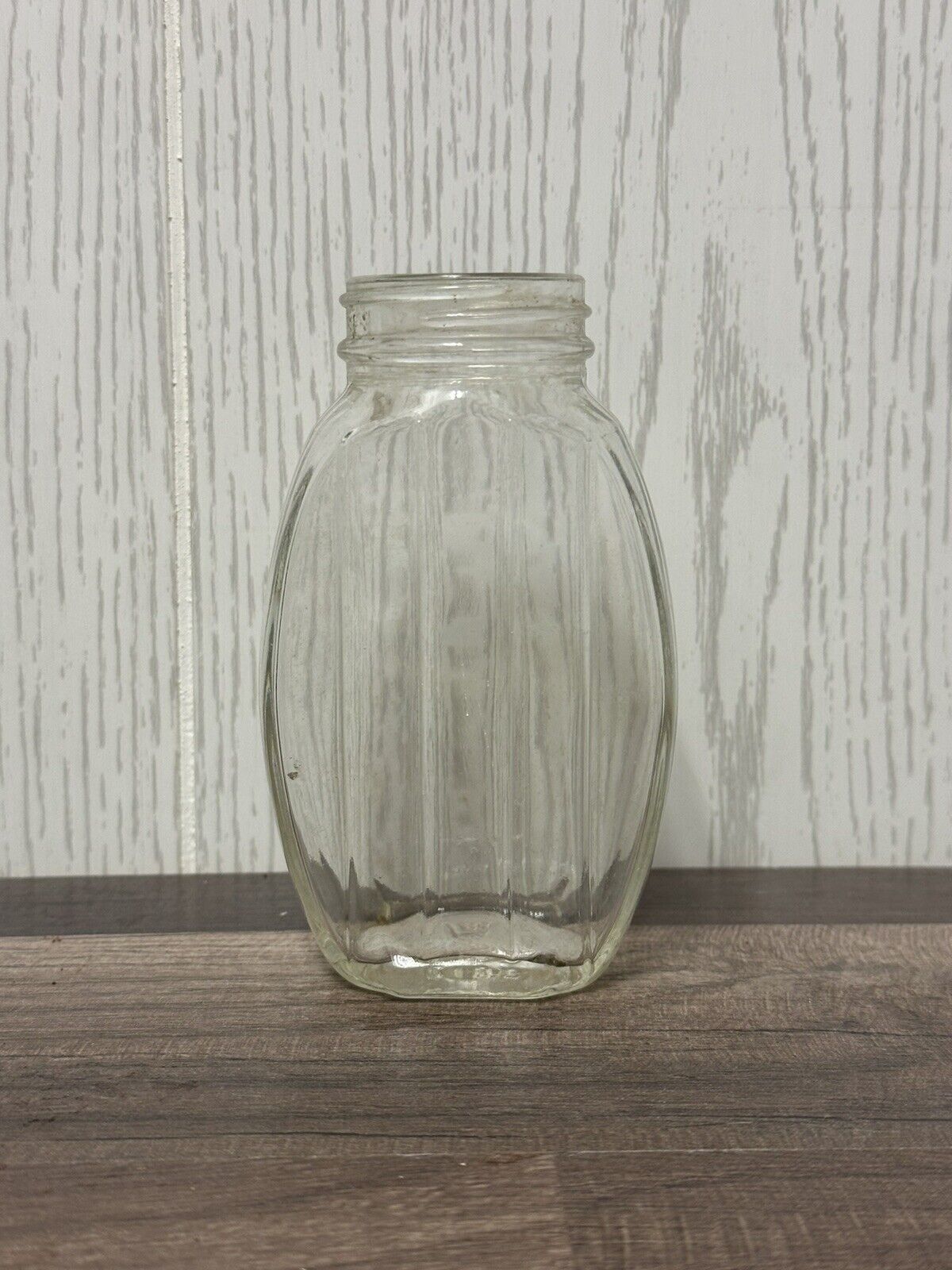 Vintage Clear Glass Salt Shaker
