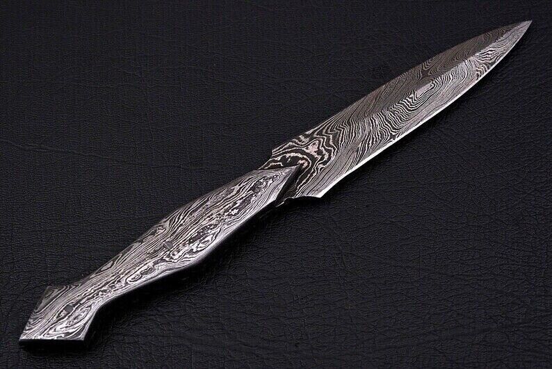 AUTHENTIC Double-Edged V42 Military Damascus steel Dagger boot Knife W|| DESIGN-