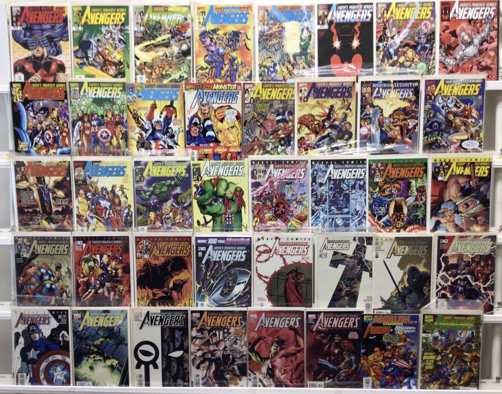 Marvel Comics Avengers 3rd Series Comic Book Lot Of 40 Issues