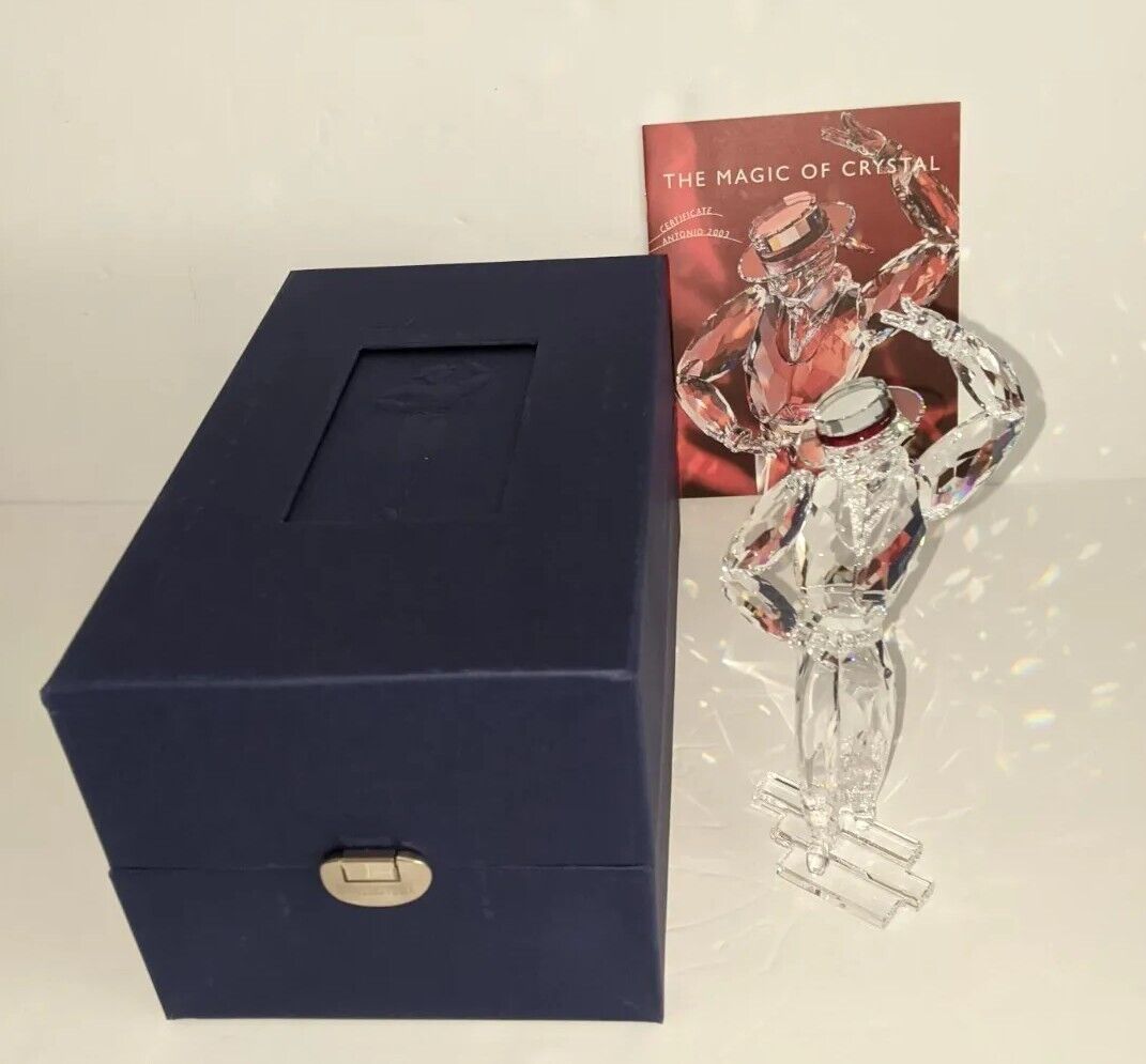 Swarovski Crystal 2003 Magic of Dance Antonio figurine, Box & Cert 606441