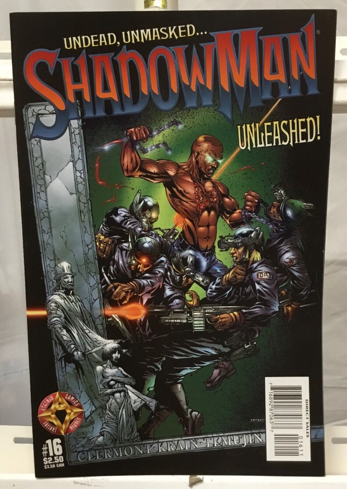 Acclaim Comics Shadowman Vol 2 #16 1st Cover Art By Clayton Crain VF/NM 1998