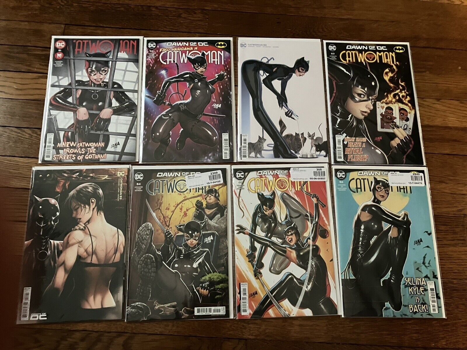 Catwoman Comic Book Lot of 8 Total Issues DC Comics Dawn of DC
