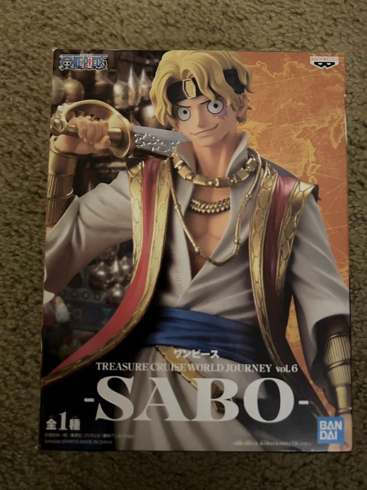 One Piece TREASURE CRUISE WORLD JOURNEY vol.6 SABO Figure Bandai USA SELLER