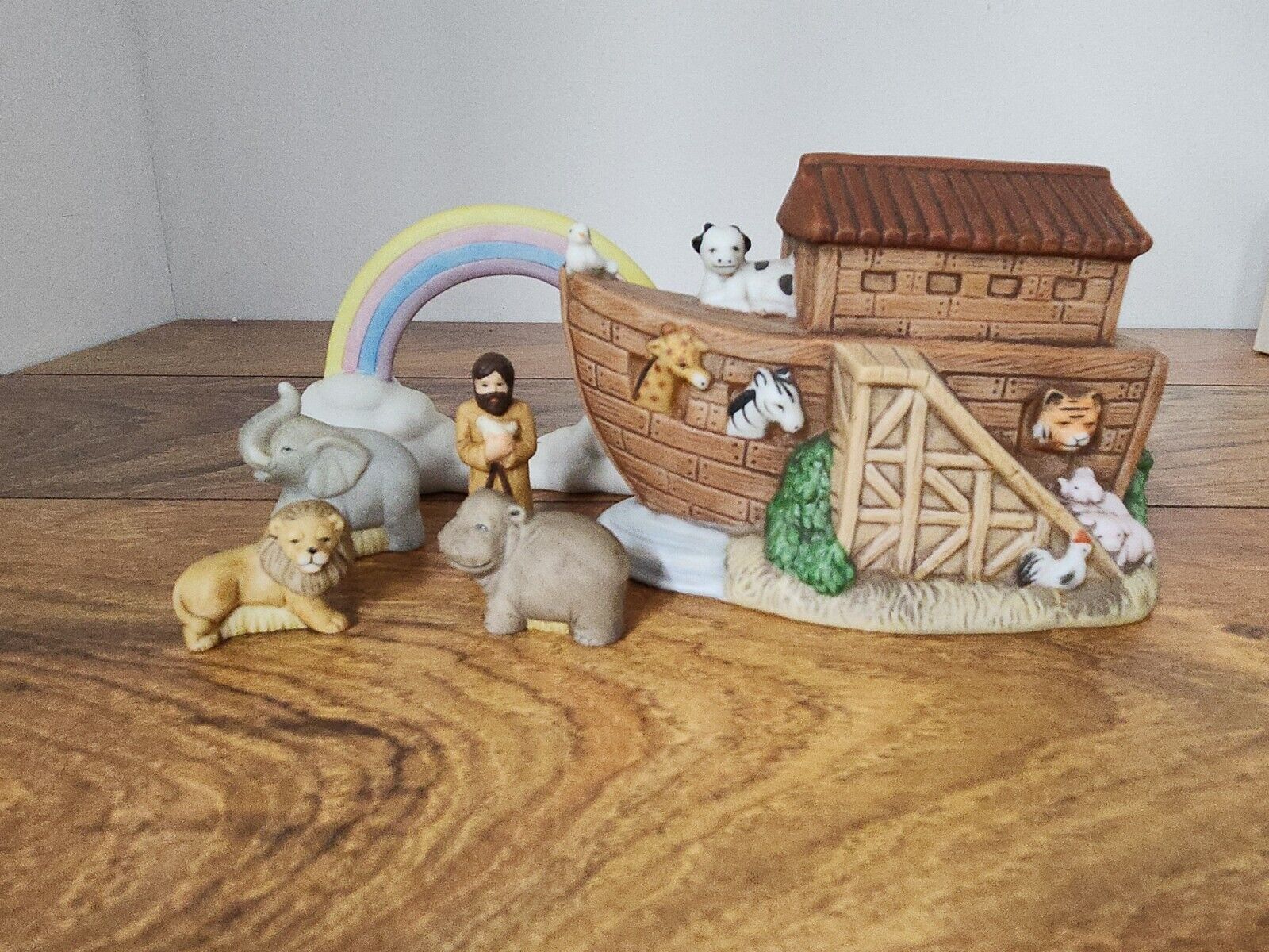 Homco #1474 Vintage Noah's Ark 6 pc set