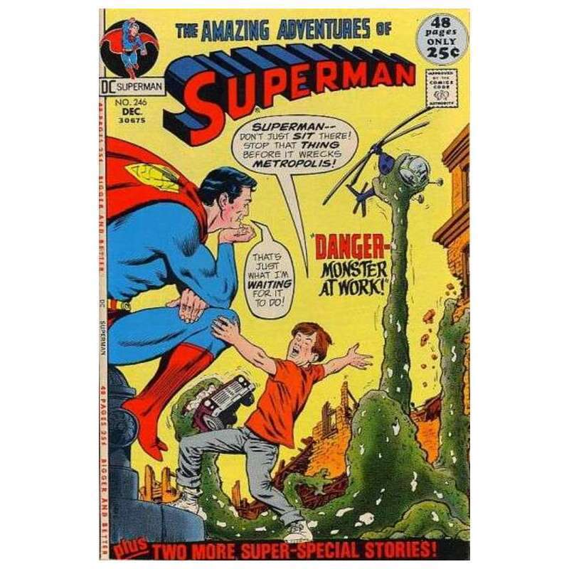 Superman (1939 series) #246 in Fine minus condition. DC comics [q%