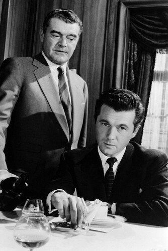 Jack Hawkins and Bryan Forbes in The League of Gentlemen 11x17 Mini Poster