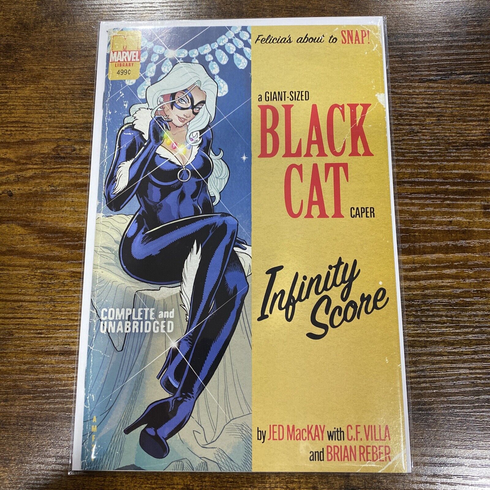 GIANT SIZE BLACK CAT INFINITY SCORE 1 * NM+ *  TONY FLEECS COVER A TRADE DRESS